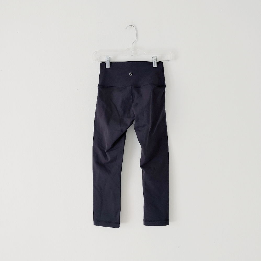 Lululemon Wunder Under Black Crop 4